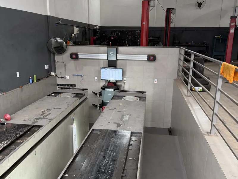 Rampa de alinhamento computadorizado da MG Autocenter